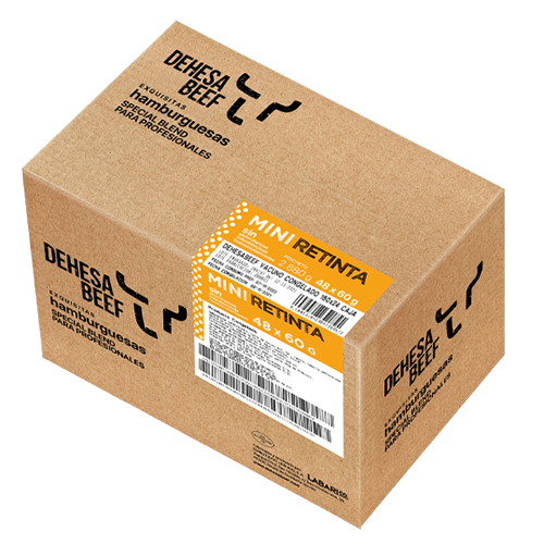 Cajas Mini hamburguesas Raza Retinta