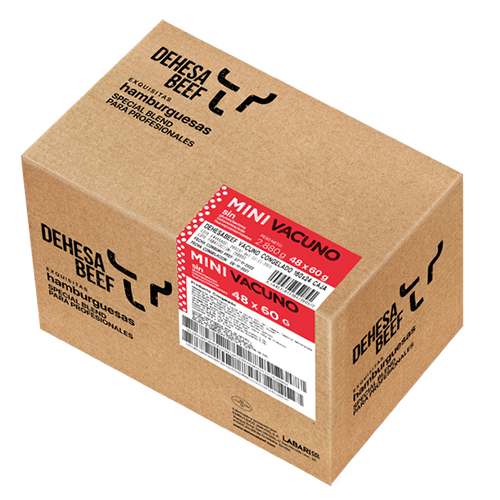 Caja Mini Hamburguesa de Vacuno