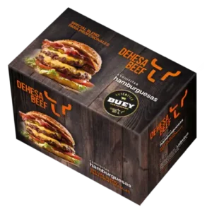 Caja de hamburguesas de Buey Dehesa Beef