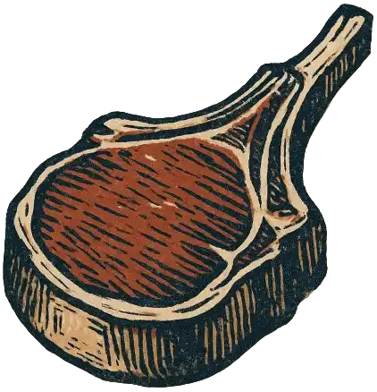 Ilustración de Chuletón de ternera